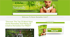 Desktop Screenshot of home-remedies.com